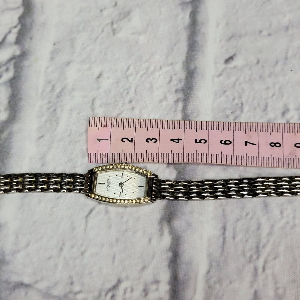 Vintage Citizen Ladies Watch Quartz Crystals 5421-S011469 New Battery Rare - Picture 8 of 10